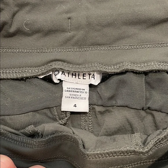 Athleta Drawstring Jogger Pants with Zip Pockets - Picture 3 of 6